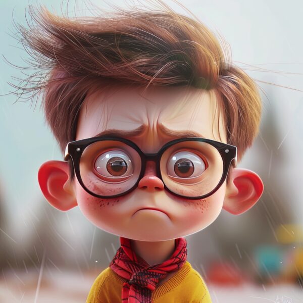 Captivating Pixar-Style Funny Kid Laughing Photo | High-Quality Images