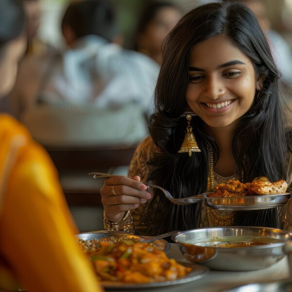 Image-of-a-wealthy-Indian-family-enjoying-food-from-India-at-a-restaurant-scaled from Images