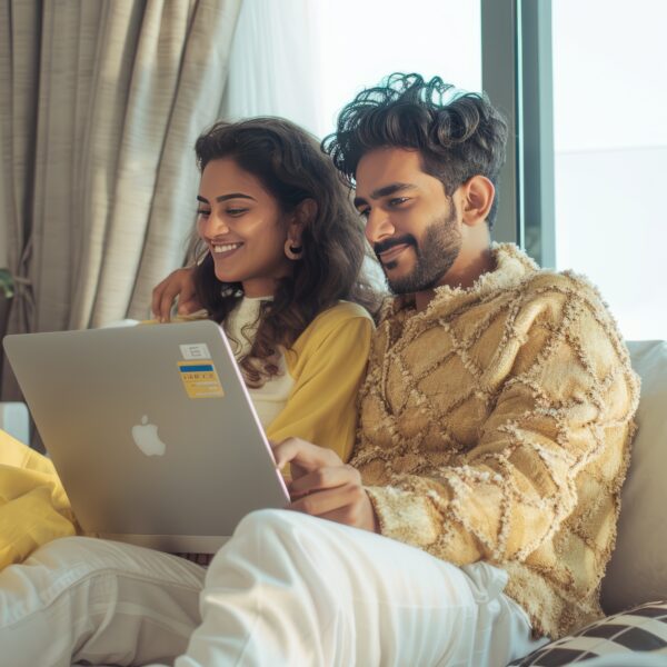 Indian-couple-laptop-shopping-image