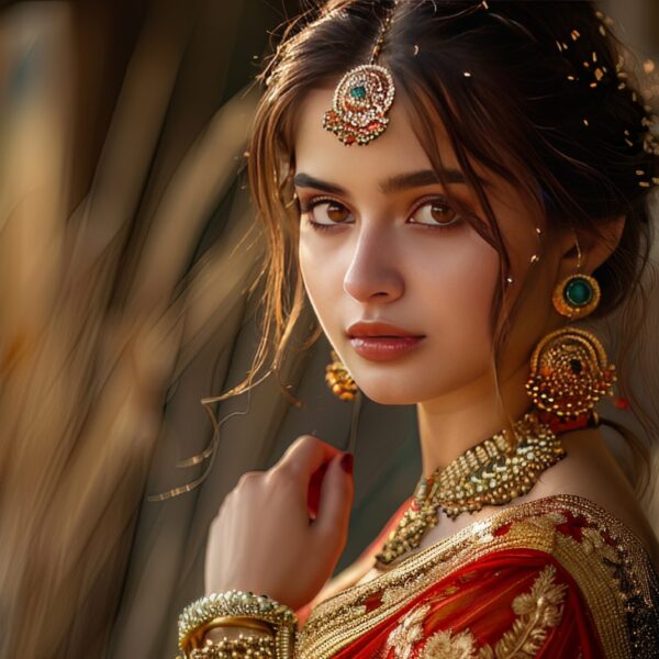 Indian-model-in-beautiful-dress-and-jewelry-scaled from Images