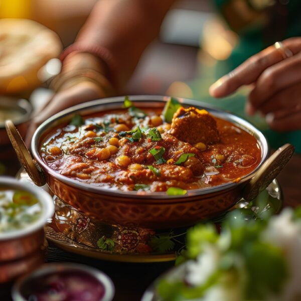 Photo of delicious Indian cuisine